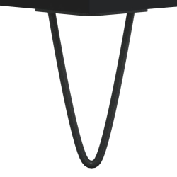 Stoliki kawowe, 2 szt., czarne, 50x46x35 cm