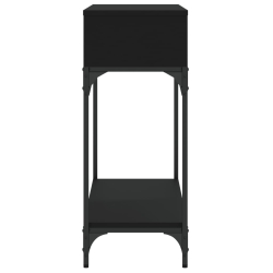 Stolik konsolowy, czarny, 100x30,5x75 cm