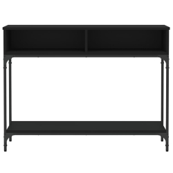 Stolik konsolowy, czarny, 100x30,5x75 cm