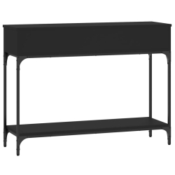 Stolik konsolowy, czarny, 100x30,5x75 cm