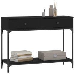 Stolik konsolowy, czarny, 100x34,5x75 cm