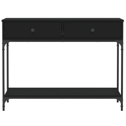 Stolik konsolowy, czarny, 100x34,5x75 cm