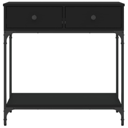 Stolik konsolowy, czarny, 75x34,5x75 cm