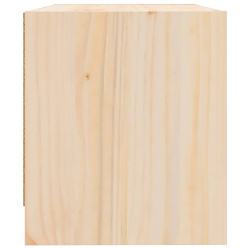 Szafki nocne, 2 szt., 40x31x35,5 cm, lite drewno sosnowe