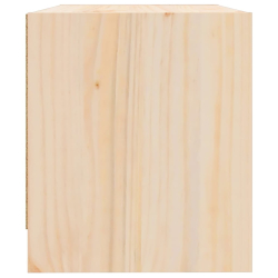 Szafka nocna, 40x31x35,5 cm, lite drewno sosnowe