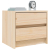 Szafka nocna, 40x31x35,5 cm, lite drewno sosnowe