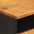 Stolik kawowy, brązowo-czarny, 80x54x40 cm, lite drewno mango