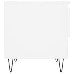 Stoliki kawowe, 2 szt., białe, 50x46x50 cm
