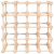 Stojak na 12 butelek wina, 46,5x23x46,5 cm, lite drewno sosnowe