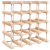Stojak na 12 butelek wina, 46,5x23x46,5 cm, lite drewno sosnowe