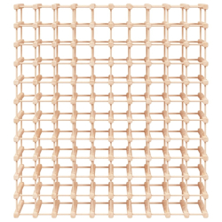 Stojak na 120 butelek wina, 112,5x23x123,5 cm, drewno sosnowe