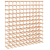 Stojak na 120 butelek wina, 112,5x23x123,5 cm, drewno sosnowe