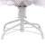 Sztuczna choinka z zawiasami i stojakiem, biała, 150 cm