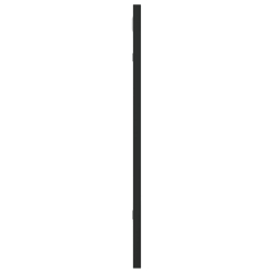 Lustro ścienne, czarne, 40x50 cm, prostokątne, żelazo