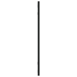 Lustro ścienne, czarne, 60x60 cm, kwadratowe, żelazo