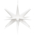 Gwiazdy morawskie z LED, 3 szt., składane, białe