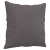 3-osobowa sofa z poduszkami, szara, 180 cm, sztuczna skóra