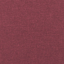 3-osobowa sofa z poduszkami, bordowa, 180 cm, tkanina