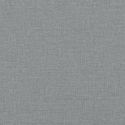 2-osobowa sofa z poduszkami, jasnoszara, 140 cm, tkanina
