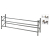 Storage solutions Stojak na buty, 2 poziomy, (61,5-115)x23x38 cm