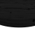 Blat do stołu, okrągły, czarny, Ø50x3 cm, lite drewno sosnowe