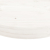 Blat do stołu, okrągły, biały, Ø70x3 cm, lite drewno sosnowe