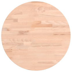 Blat do stolika, Ø40x2,5 cm, okrągły, lite drewno bukowe