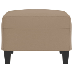 Podnóżek, cappuccino, 70x55x41 cm, sztuczna skóra