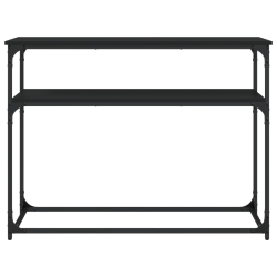 Stolik konsolowy, czarny, 100x35,5x75 cm