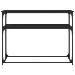 Stolik konsolowy, czarny, 100x35,5x75 cm
