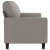 Sofa 3-osobowa, kolor taupe, 180 cm, tapicerowana tkaniną