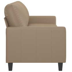 3-osobowa sofa, cappuccino, 180 cm, sztuczna skóra