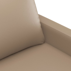 3-osobowa sofa, cappuccino, 180 cm, sztuczna skóra