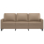 3-osobowa sofa, cappuccino, 180 cm, sztuczna skóra
