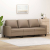 3-osobowa sofa, cappuccino, 180 cm, sztuczna skóra