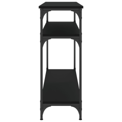 Stolik konsolowy, czarny, 100x29x75 cm