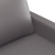 3-osobowa sofa, szara, 180 cm, sztuczna skóra