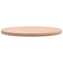 Blat do stolika, Ø50x2,5 cm, okrągły, lite drewno bukowe