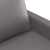 2-osobowa sofa, szary, 140 cm, sztuczna skóra