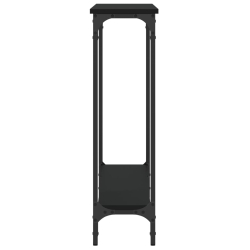 Stolik konsolowy, czarny, 100x22,5x75 cm