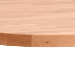 Blat do stołu, Ø60x1,5 cm, okrągły, lite drewno bukowe