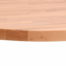 Blat do stołu, Ø80x1,5 cm, okrągły, lite drewno bukowe