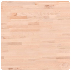 Blat do stolika, 60x60x2,5 cm, kwadratowy, lite drewno bukowe