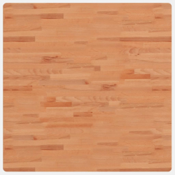 Blat stołu, 90x90x2,5 cm, kwadratowy, lite drewno bukowe