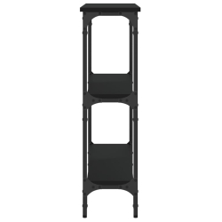 Stolik konsolowy, czarny, 75x22,5x75 cm