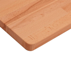 Blat stołu, 80x80x2,5 cm, kwadratowy, lite drewno bukowe