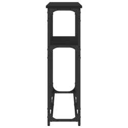 Stolik konsolowy, czarny, 145x22,5x75 cm