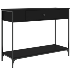 Stolik konsolowy, czarny, 100x34,5x75 cm