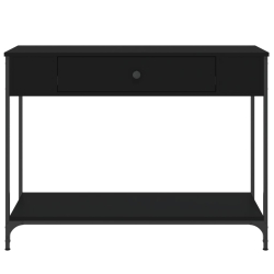 Stolik konsolowy, czarny, 100x34,5x75 cm