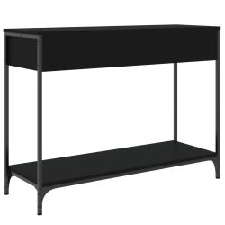 Stolik konsolowy, czarny, 100x34,5x75 cm